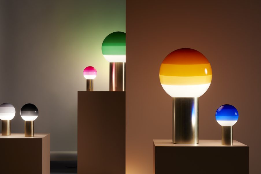 085693 Настольный светильник S сине-графитовый Marset Dipping Light  - Вид №8