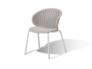 Штабелируемый садовый стул из морской веревки