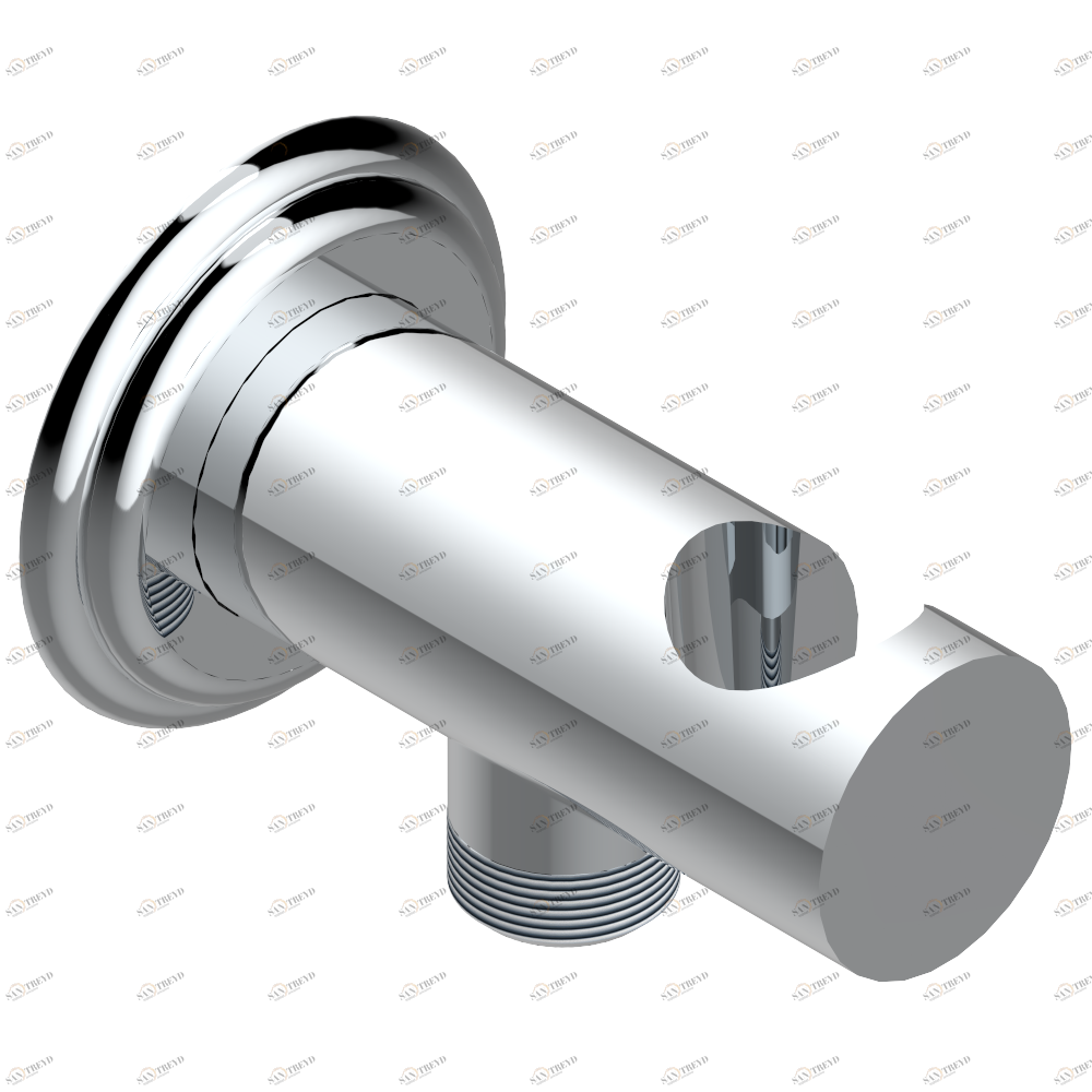 U6C-53L Вывод встраиваемый в стену с крючком Thg-paris Pétale de Cristal, красный хрусталь Хром U6C-53L CAT.A