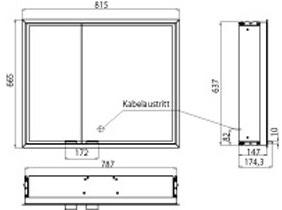Emco Bad Зеркало с подвесным контейнером для ванной Prestige sun-id-1380409 - Вид №12