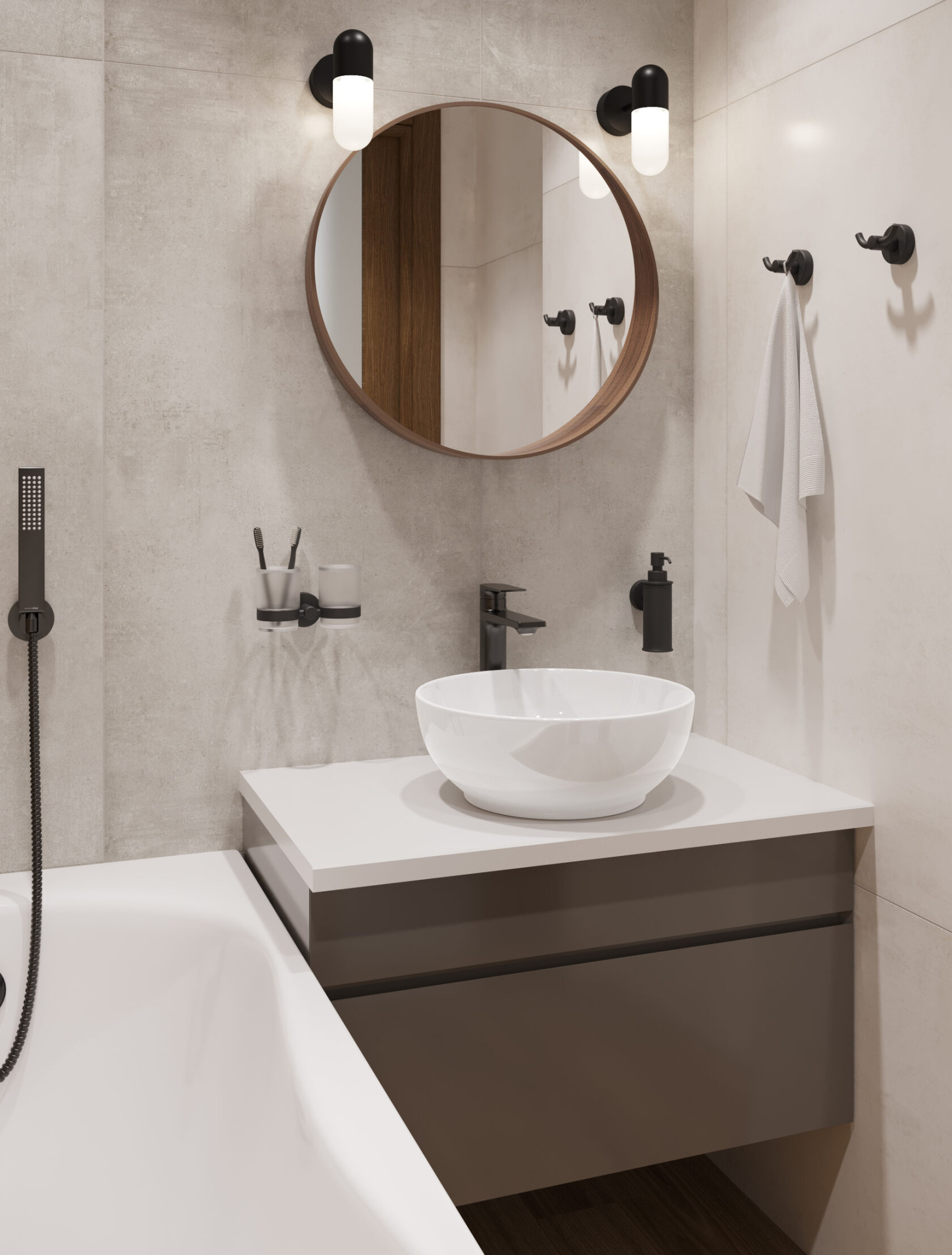 ART40SLWB01S Накладной умывальник Slim SANITA LUXE Art