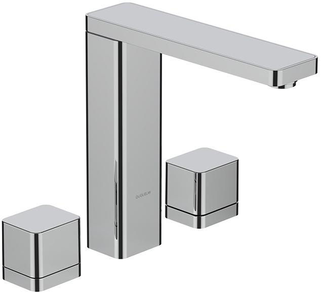 GUGLIELMI Смеситель для раковины на 3 отверстия с аэратором Gzero Fbgzg0309 - Вид №7