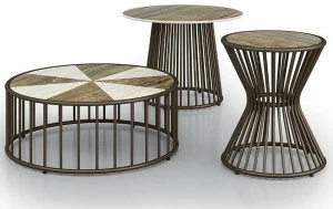 Samuele Mazza Outdoor Круглый журнальный столик Yucca