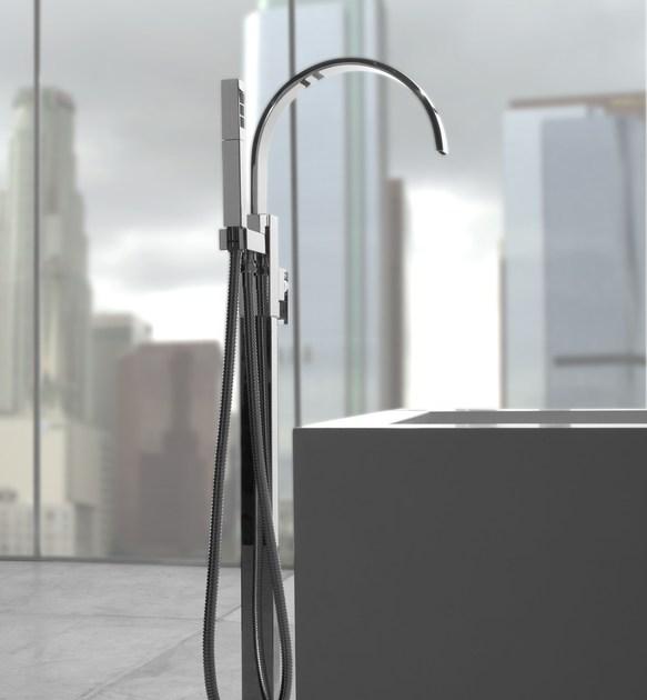 GRAFF Смеситель для ванны напольный с ручным душем Sade sun-id-1485319 - Вид №1