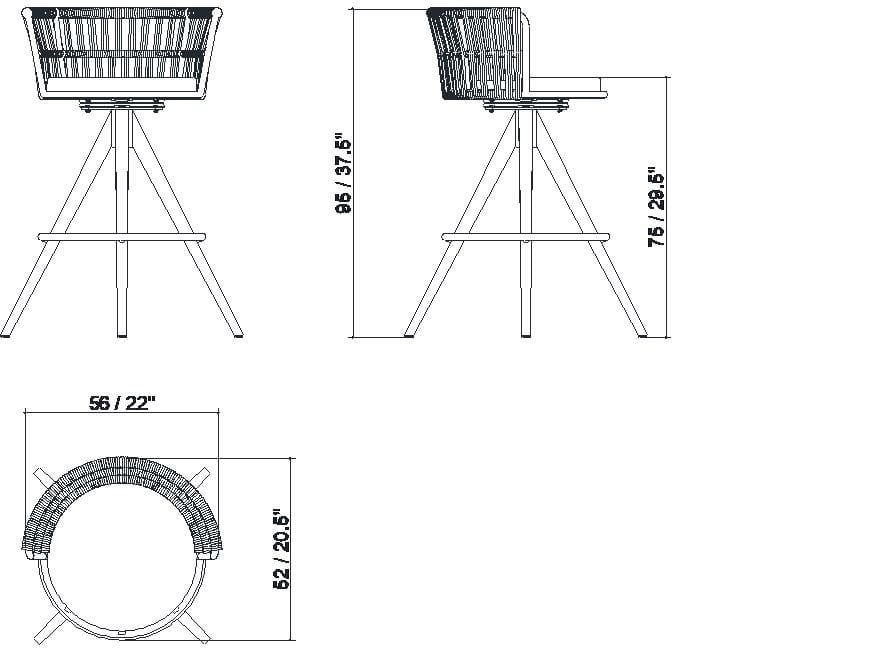 Табурет MAMAGREEN Daisy ARCH-00064771 - Вид №2