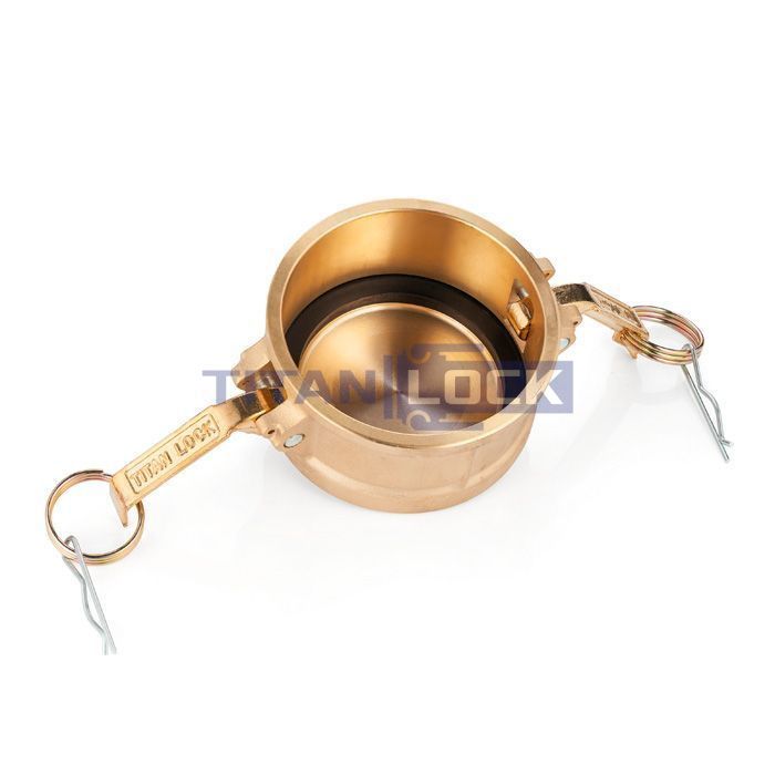 Камлок латунный тип DC, заглушка для ниппеля 3", TL300DCBR TITAN LOCK  - Вид №3