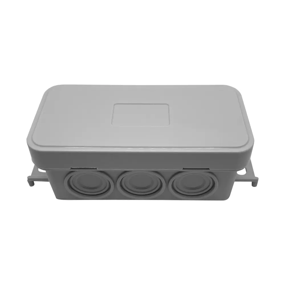 Распределительная коробка открытая Lexman D 90x42x40 мм 10 вводов IP55 цвет серый STLM-2062408