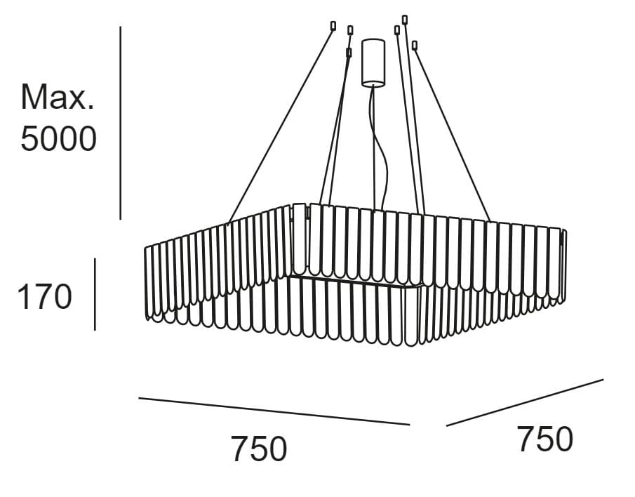 Подвесной светильник из поликарбоната LedsC4 Скарлетт ARCH-00105948 - Вид №10