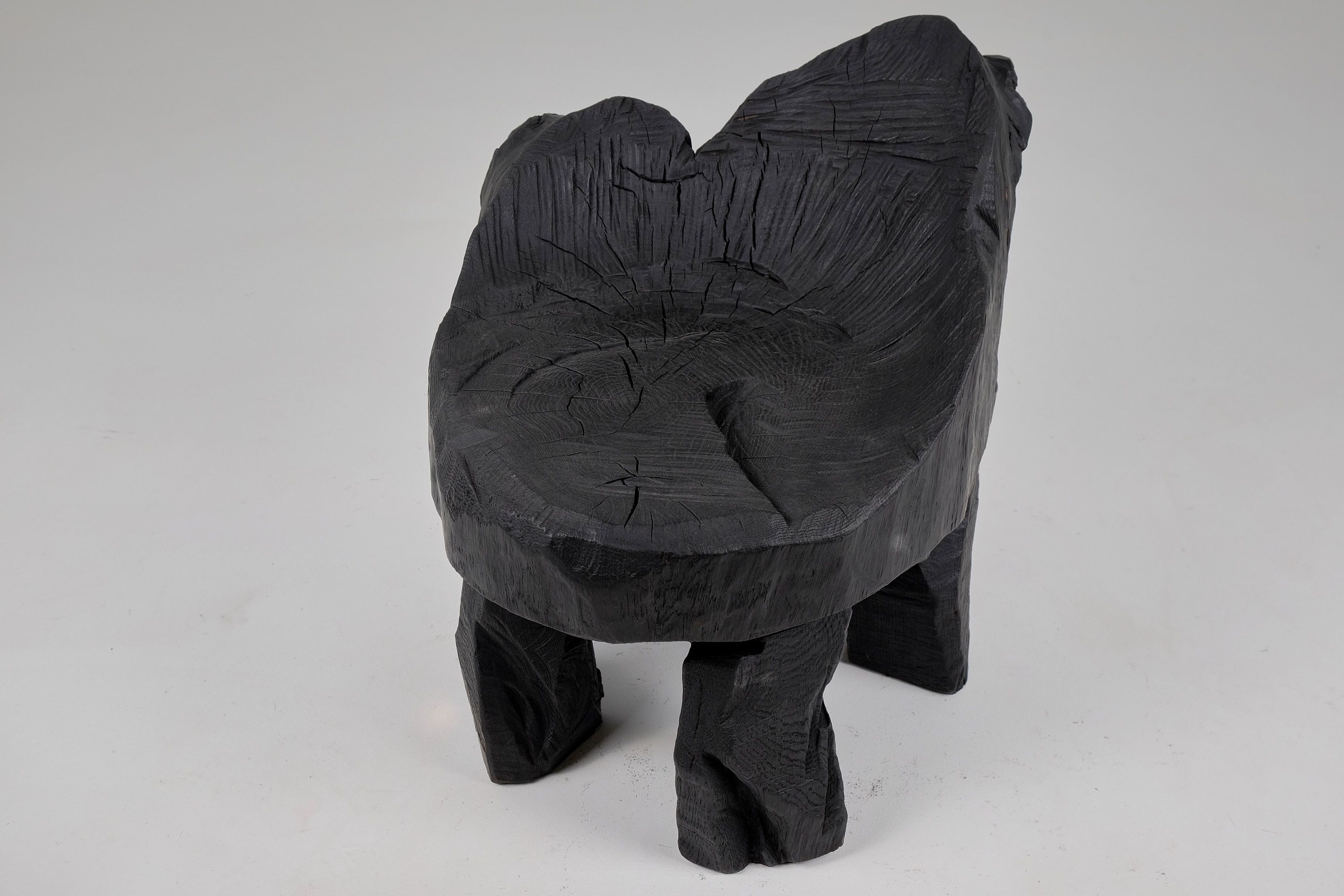 Низкий дубовый стул Logniture Jownik ARCH-00048410 - Вид №4