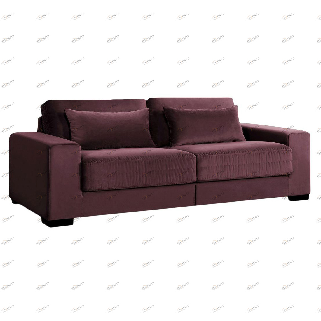 Диван Lotos violet раскладной прямой бордовый ALTA COMFORT LOTOS 030821 Бордовый 