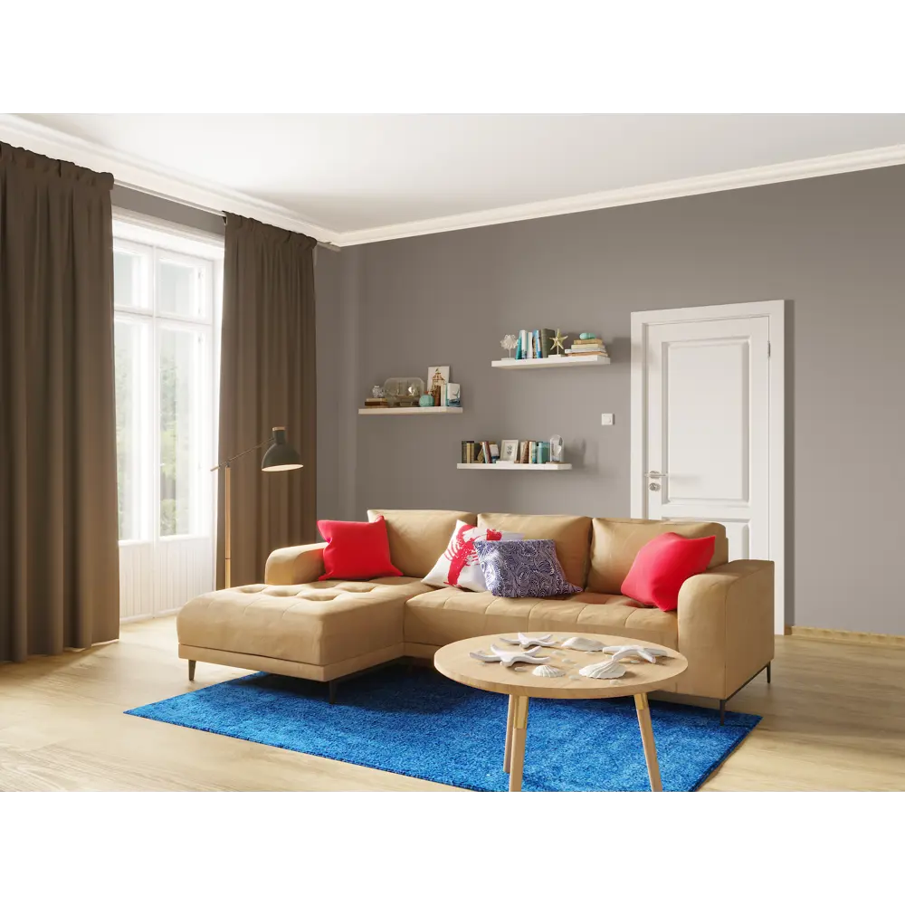 Краска для стен и потолков Trend Farbe цвет Платиново-серый 2.5 л 81970739 STLM-2028141 Dufa  - Вид №5