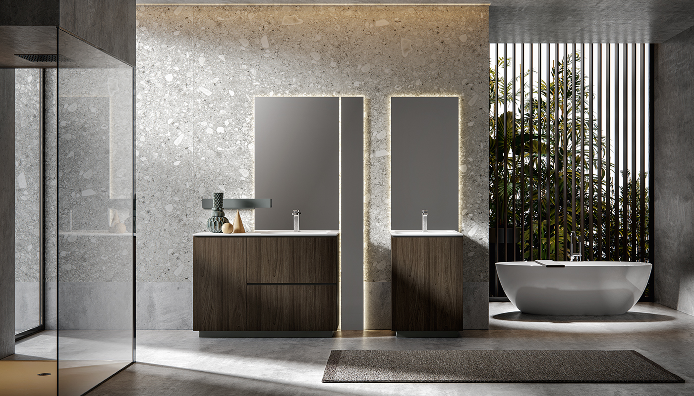 Edone МЕБЕЛЬ ДЛЯ ВАННОЙ с мягкими и элегантными линиями sun-id-2009029 - Вид №3