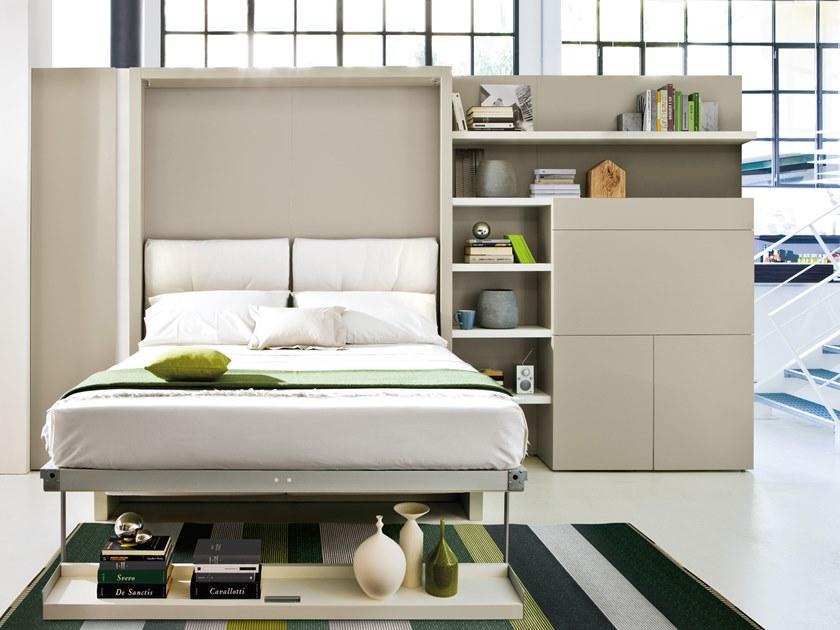 CLEI Самонесущая стенка из лакированного меламина с письменным столом Home office sun-id-1490283 - Вид №2