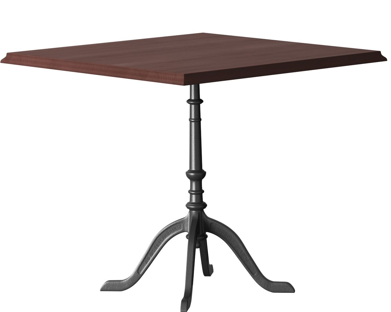 Квадратный стол из массива дерева со спицами horgenglarus GLORIA ARCH-00120274 - Вид №11