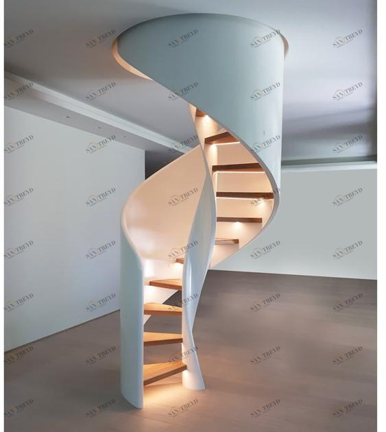 Siller Treppen Винтовая лестница из массива дерева со светодиодной подсветкой Tornado sun-id-1360895