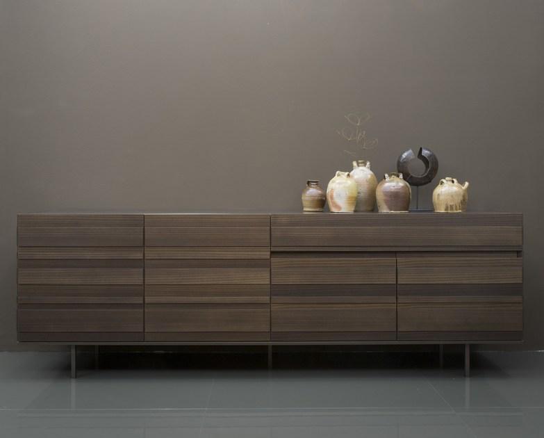 EmmeBi Буфет эвкалиптовый с распашными дверцами Stripe sun-id-1384230 - Вид №6