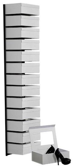 Wissmann raumobjekte Подвесной шкаф для обуви из лакированной стали  595  - Вид №8