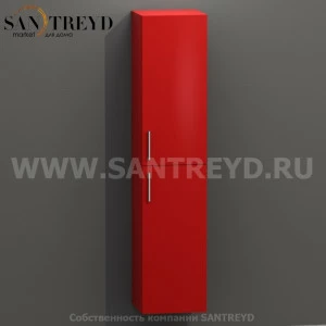 MDC147 Высокий шкаф с двумя створками 160 см красный Globo 4ALL Италия