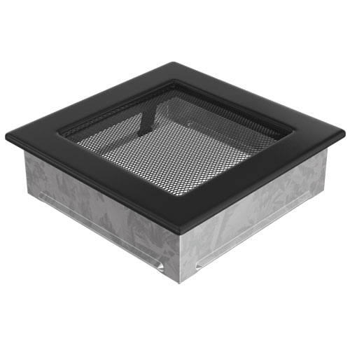 Вентиляционная решетка Kratki 17х17 (черная) 4143 - Вид №1