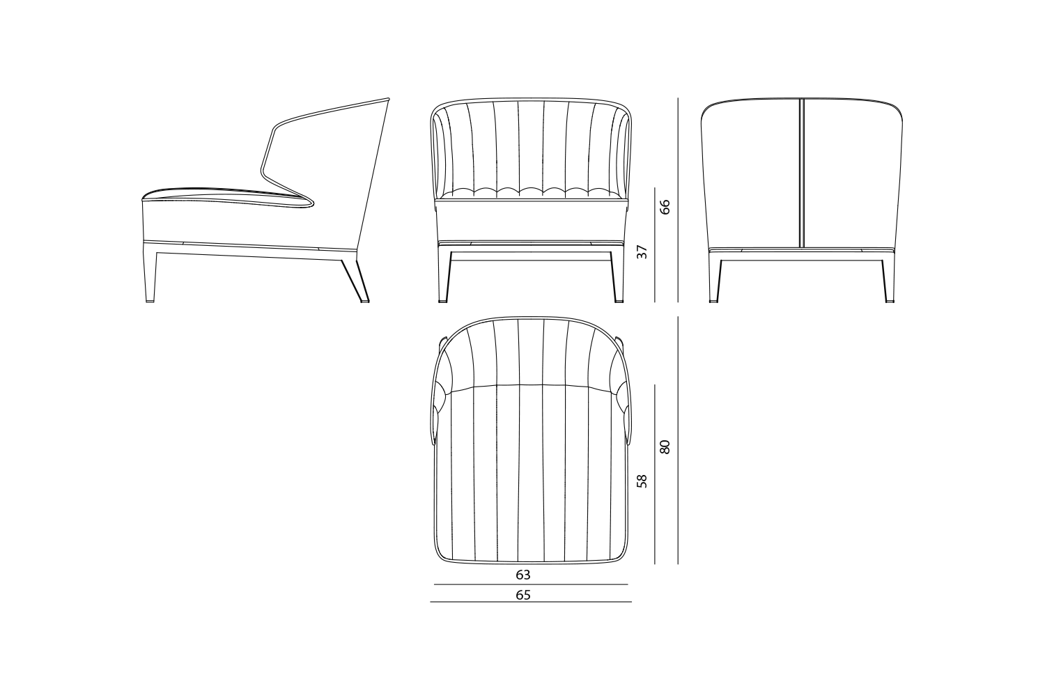 Blondie Кресло Visionnaire  - Вид №7