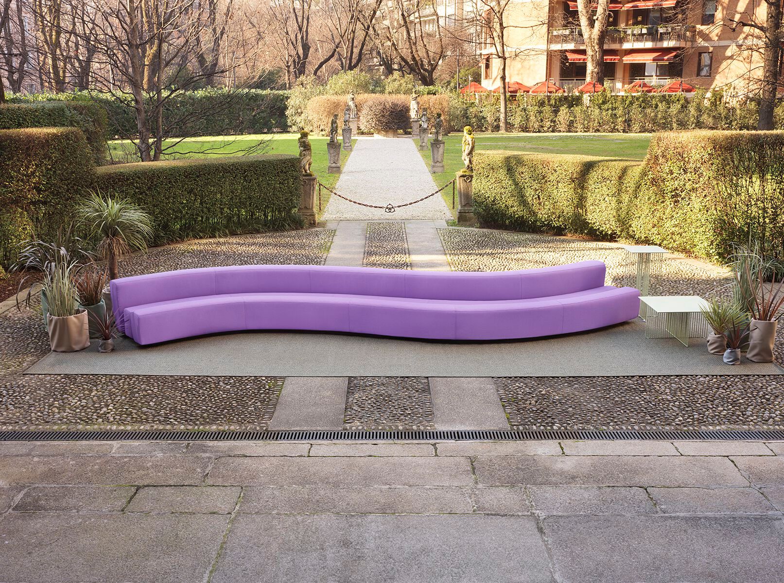 Изогнутый садовый диван La Cividina Osaka Outdoor ARCH-00049803 - Вид №5