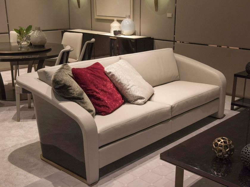 HUGUES CHEVALIER Кожаный диван Haussmann Lid 1554 - Вид №1