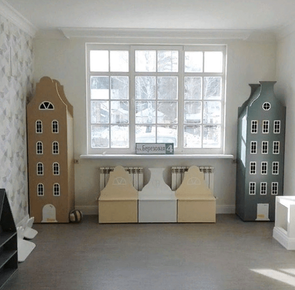 Детская лавочка-домик "Амстердам-4" МАНДАРИН АМСТЕРДАМ 179514 Зеленый Santreyd  - Вид №5