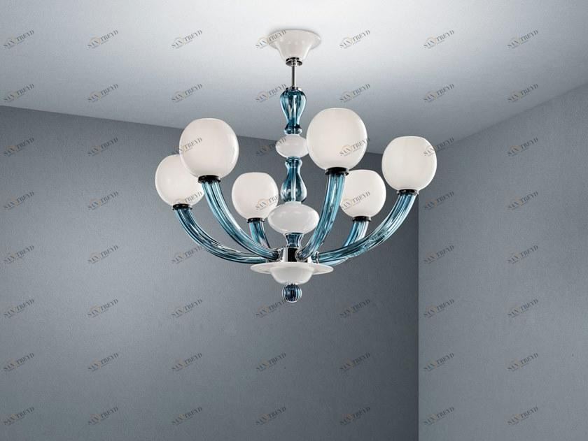 Sylcom Люстра из дутого стекла Gritti 1537