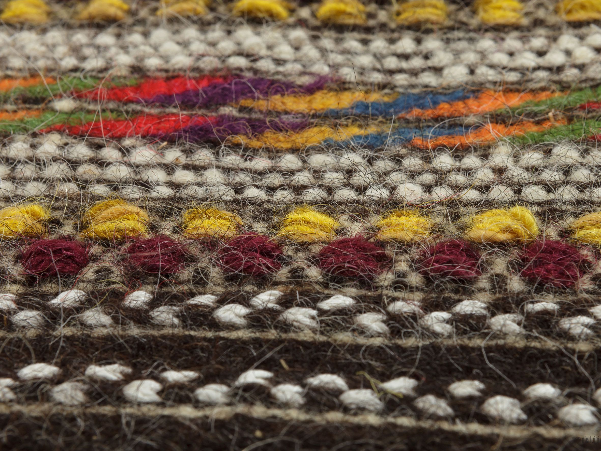 Сардинский шерстяной гобелен Eugenia Pinna DIAGONALE GRIGIO ARCH-00152644 - Вид №1