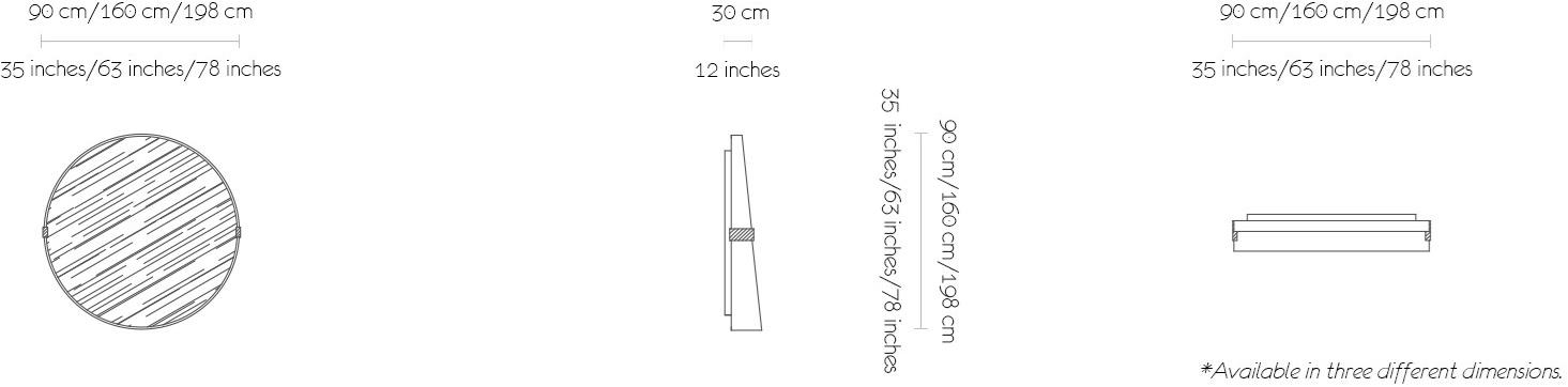 MORADA Кожаное зеркало с настенной рамой Rondo Rondo mir - Вид №4