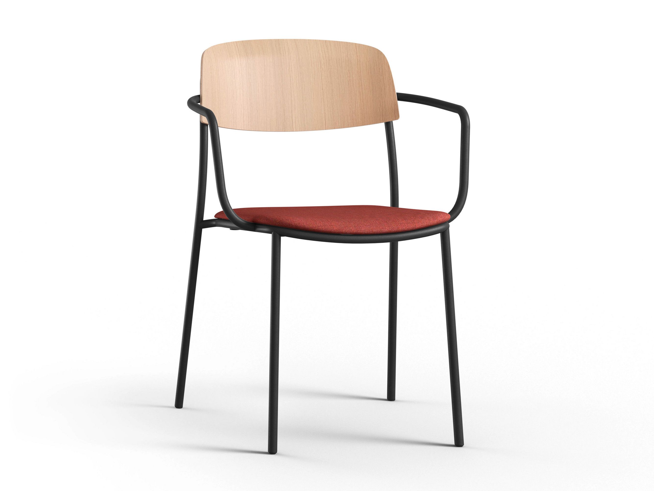 Стальной стул с подлокотниками Brunner nate s ARCH-00152337 - Вид №1