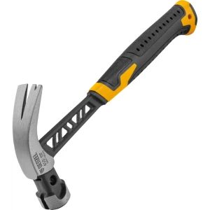 Молоток-гвоздодер Denzel с магнитным держателем 450 г 89409532