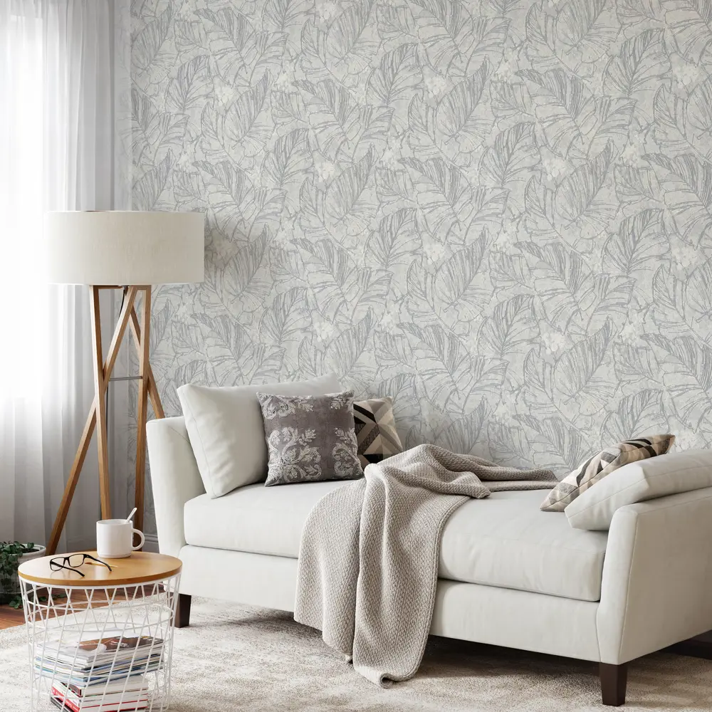 Обои флизелиновые Аспект Ру Фиджи серые 1.06 м 70345-14 STLM-2089433 - Вид №3