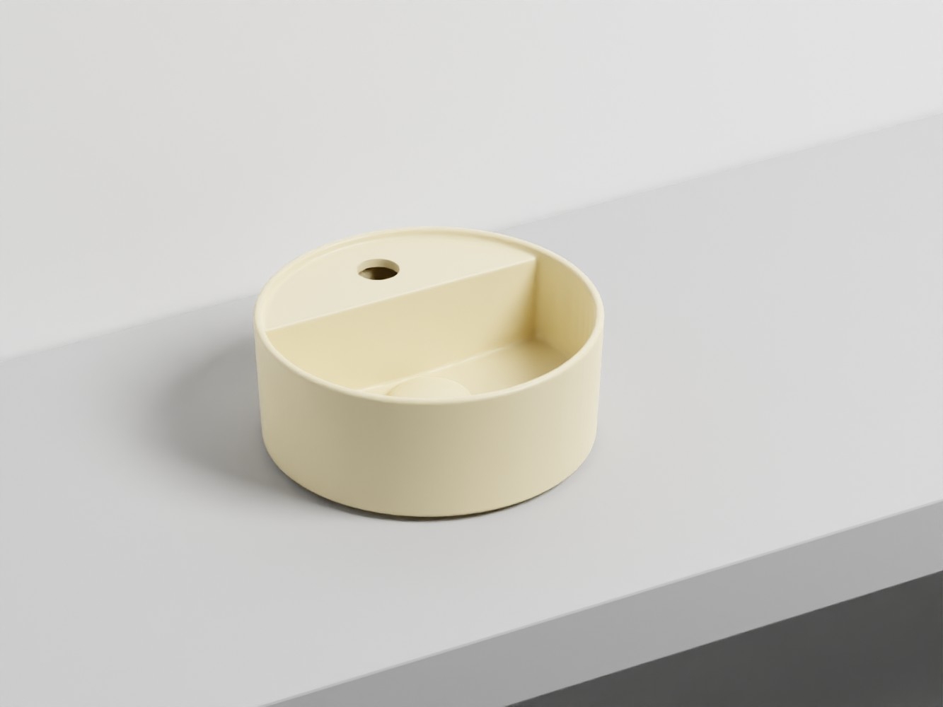 LPLAT-CN Раковина круглый одно отверстие под смеситель 28 cielo Shui Comfort Ceramica Cielo