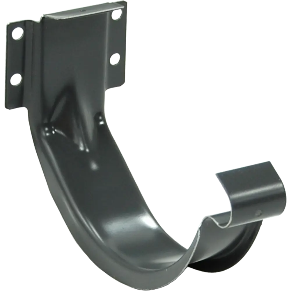 Крюк короткий стальной Optima 125 мм RAL7024 серый Grand Line STLM-2151871