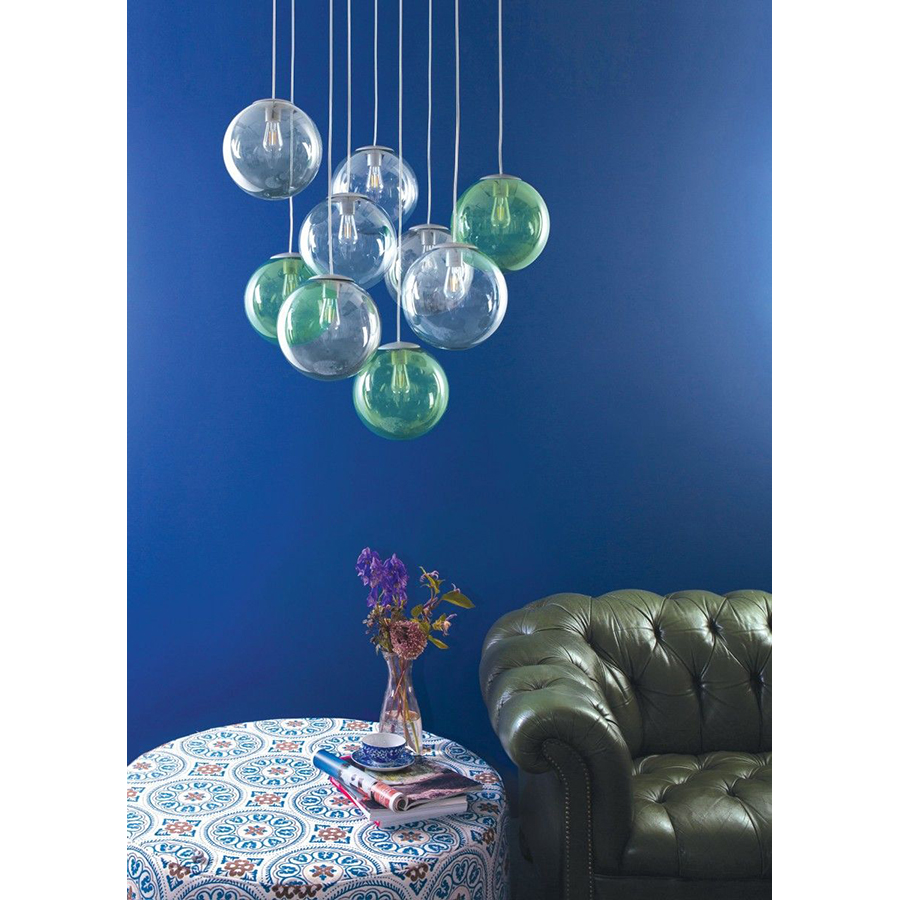 Лампа подвесная Spheremaker, 1 плафон, голубая Fatboy 100307 - Вид №1