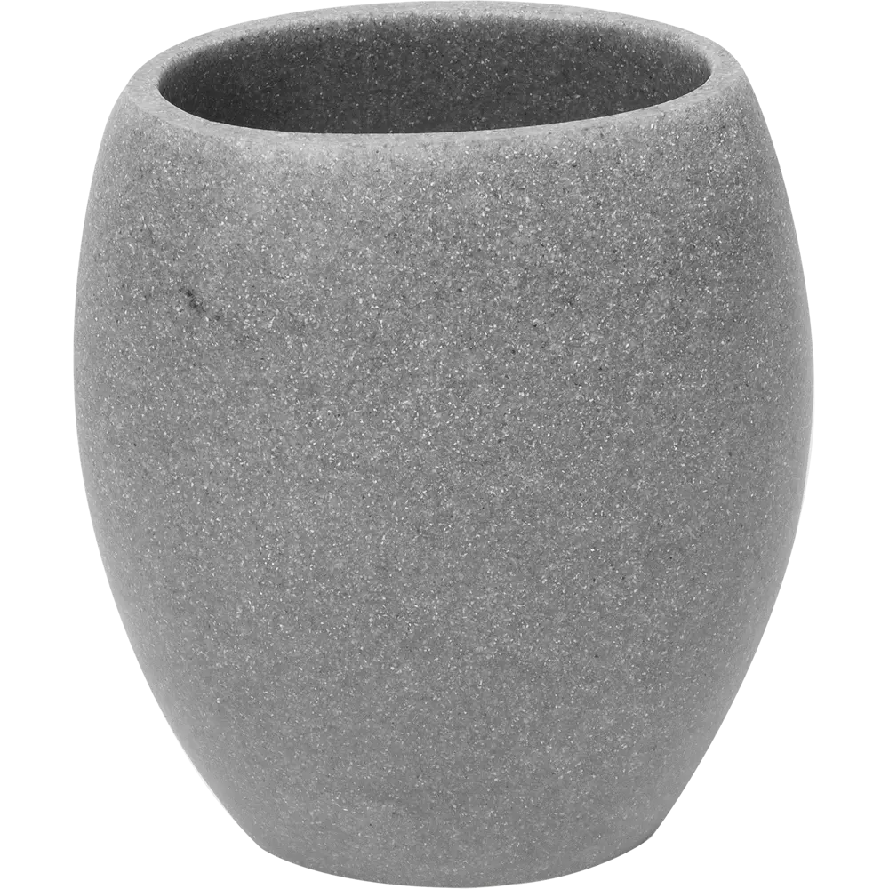 Стакан для зубных щёток Raindrops Чёрный камень полирезина Черный камень STLM-2119991 - Вид №1