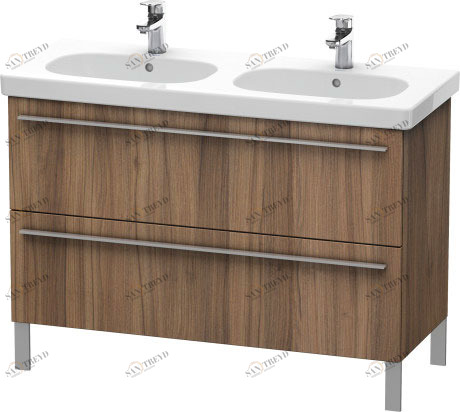 XL651807979 Тумбочка напольная X-Large #XL6518 1150 x 470 мм Орех натуральный, декор Duravit