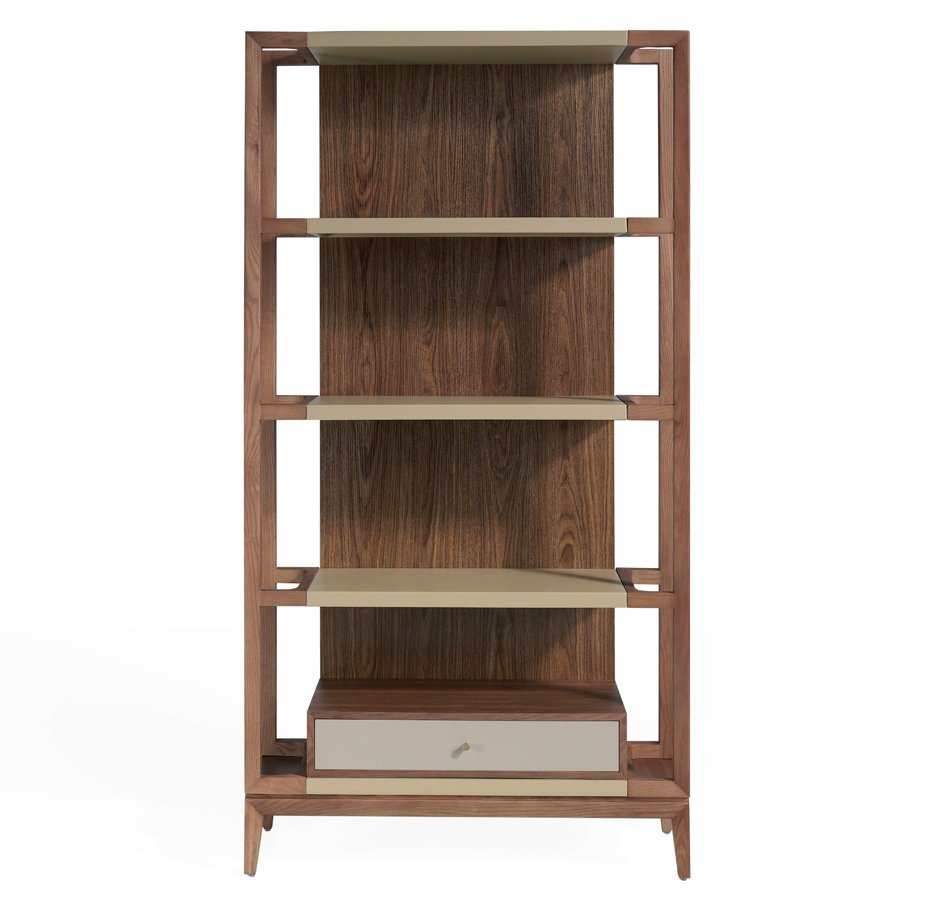 Стеллаж деревянный с ящиком BRS1701A от Angel Cerda ANGEL CERDA  346865 Коричневый  - Вид №2