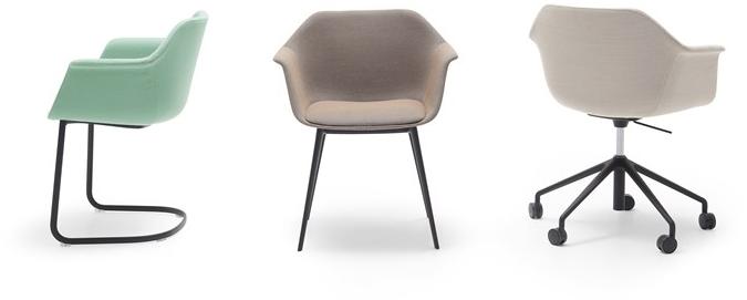 Andreu World Стул офисный вращающийся с 5 спицами на колесиках Gala So0722 - Вид №6