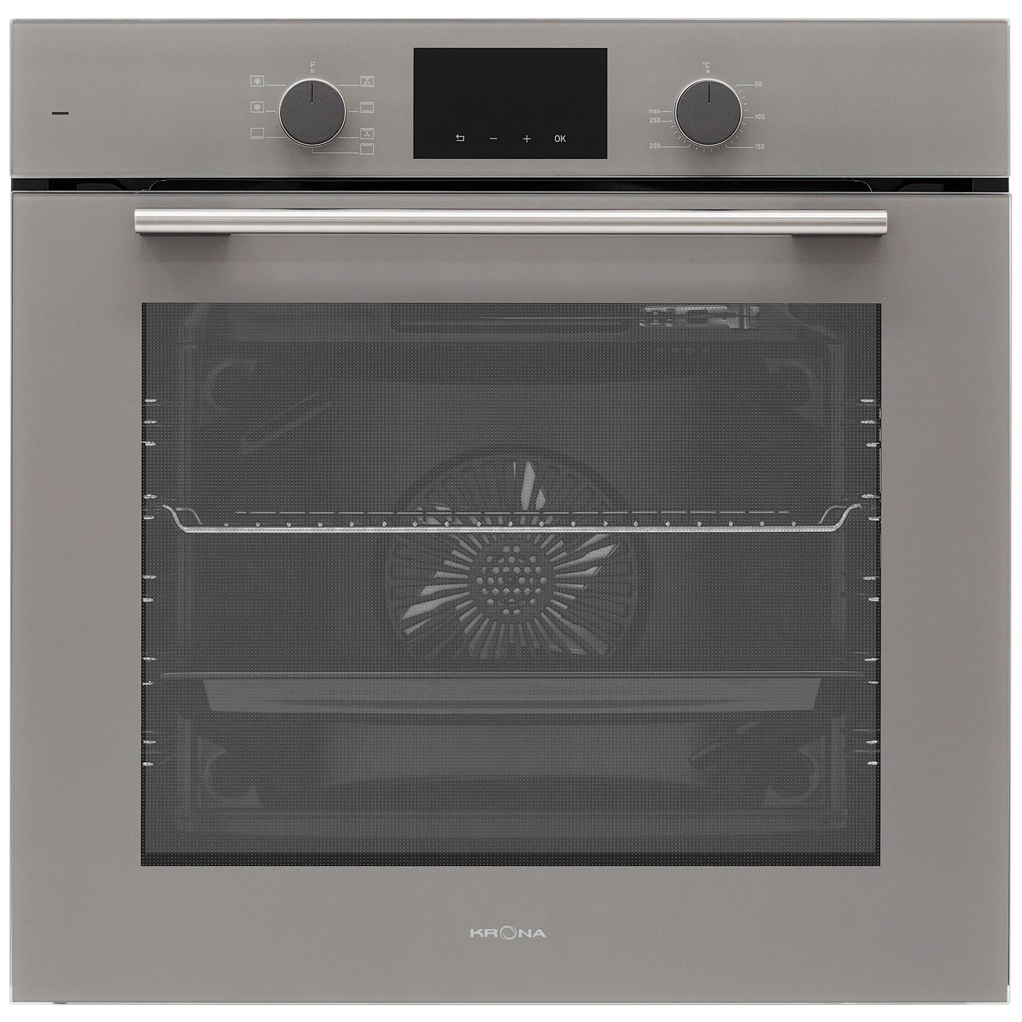 9039382 Электрический духовой шкаф KRONA MYSTERIUM 60 GR серый KRONA1 STDN-0128101