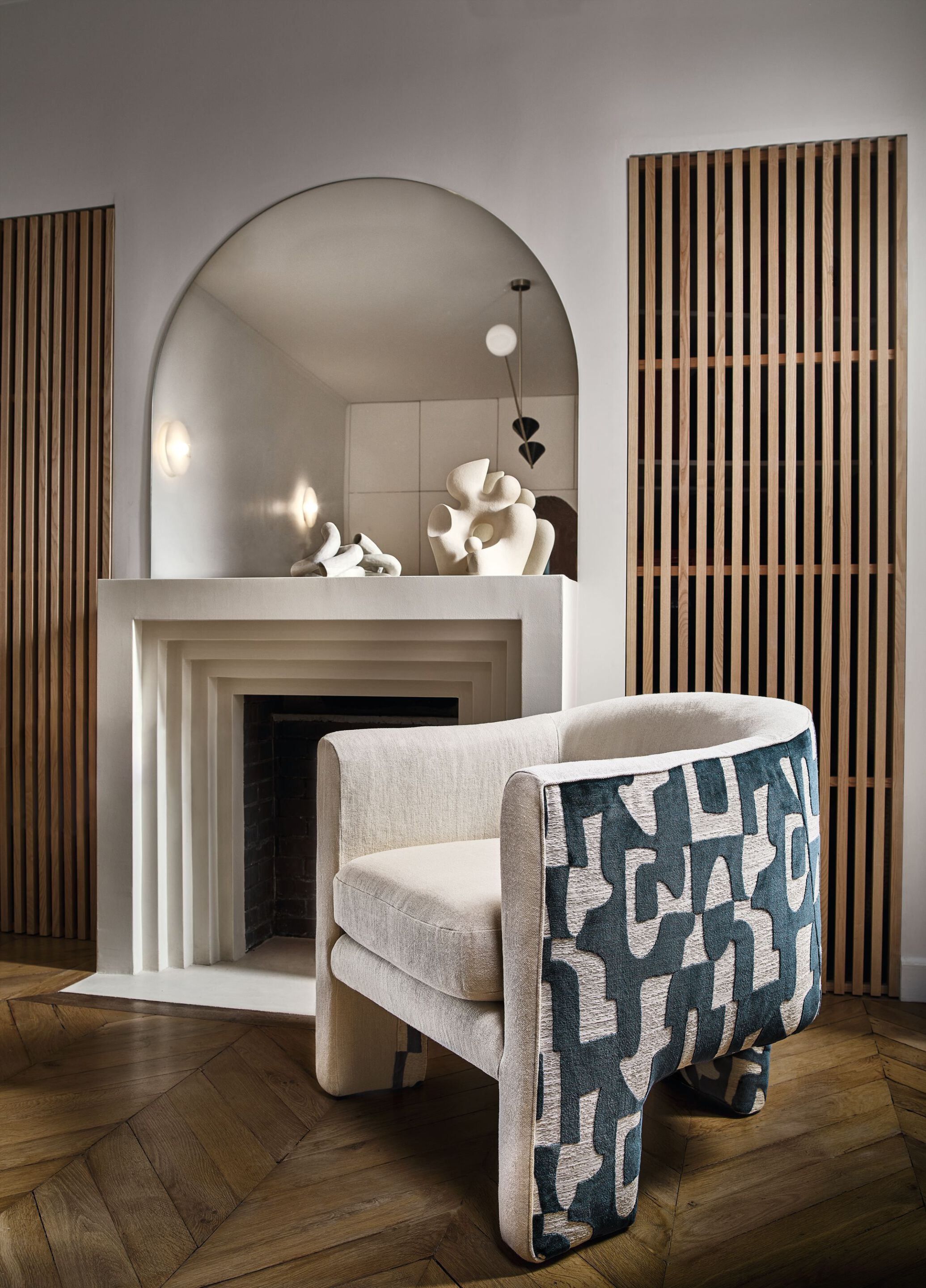 Ткань с графическим рисунком Casamance флирт ARCH-00112831 - Вид №4