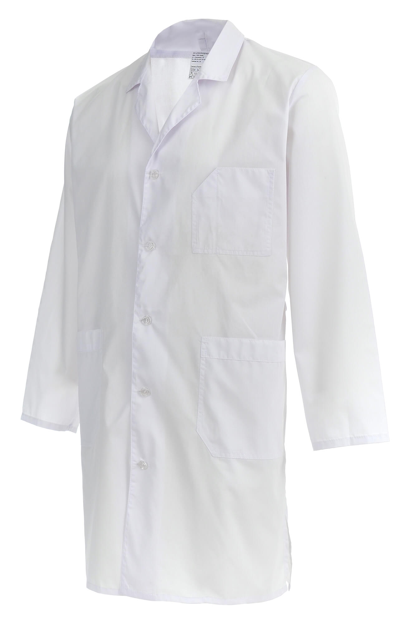 66245 Халат "Сервис" мужской белый  Медицинская одежда  размер 48-50/170-176 Спецодежда  - Вид №1