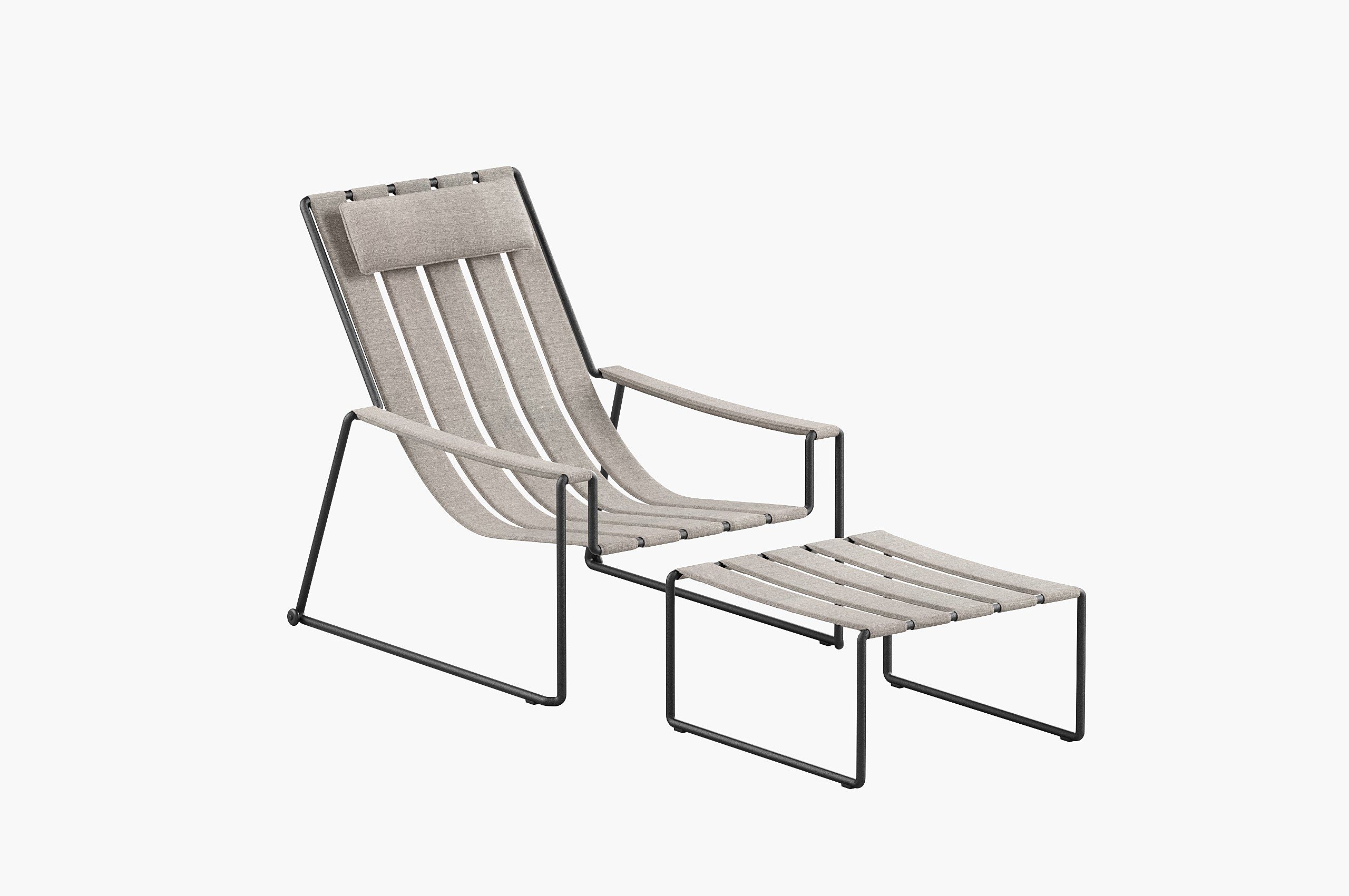 Ткань сани сад стул с подголовником Royal Botania Strappy ARCH-00076566 - Вид №14