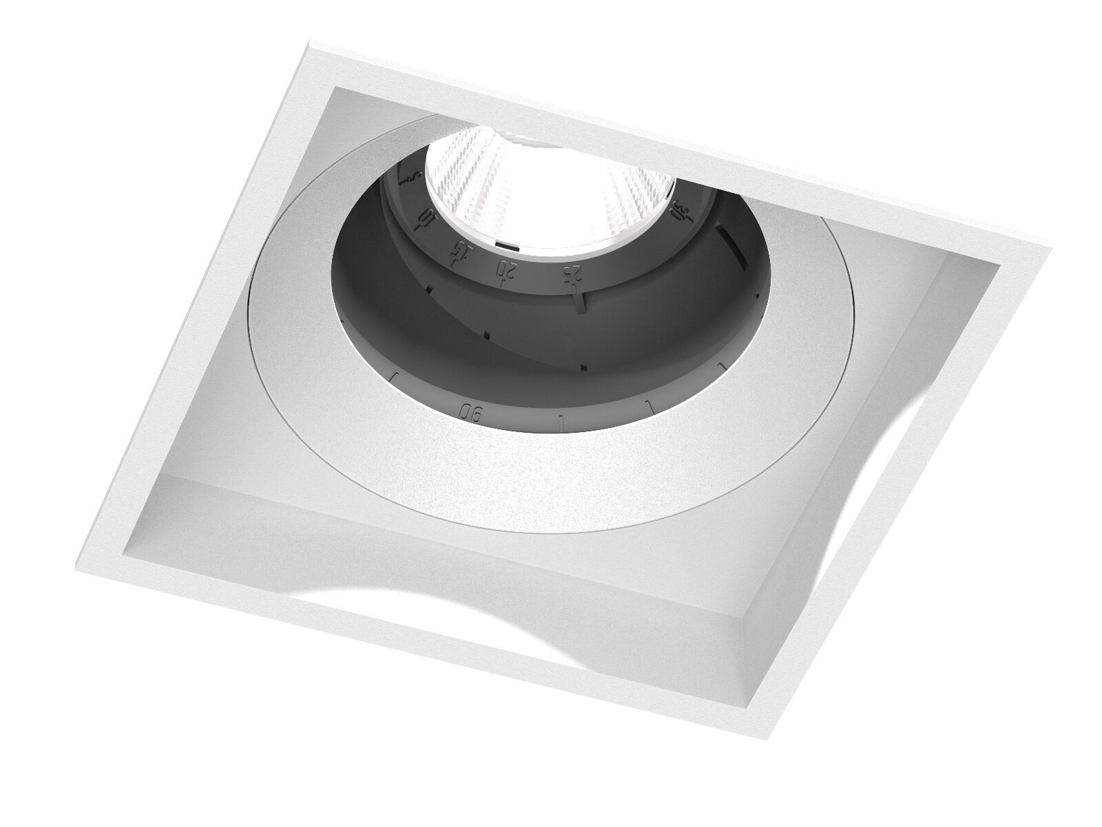 Литой алюминиевый утопленный квадратный поворотный прожектор PROLICHT Bioniq ARCH-00149357