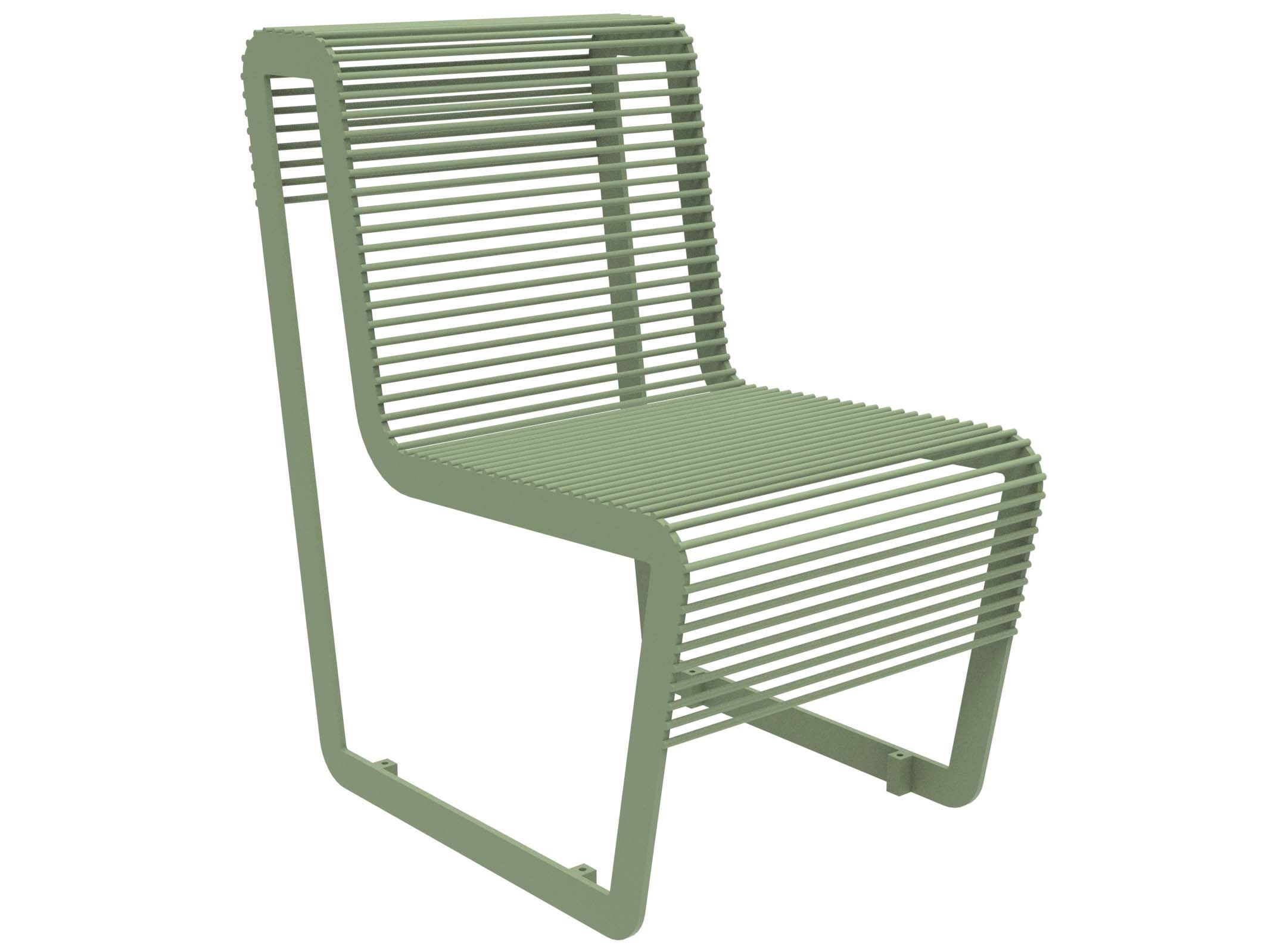 Оцинкованная стальная скамья со спинкой Lazzari Light ARCH-00005945 - Вид №18