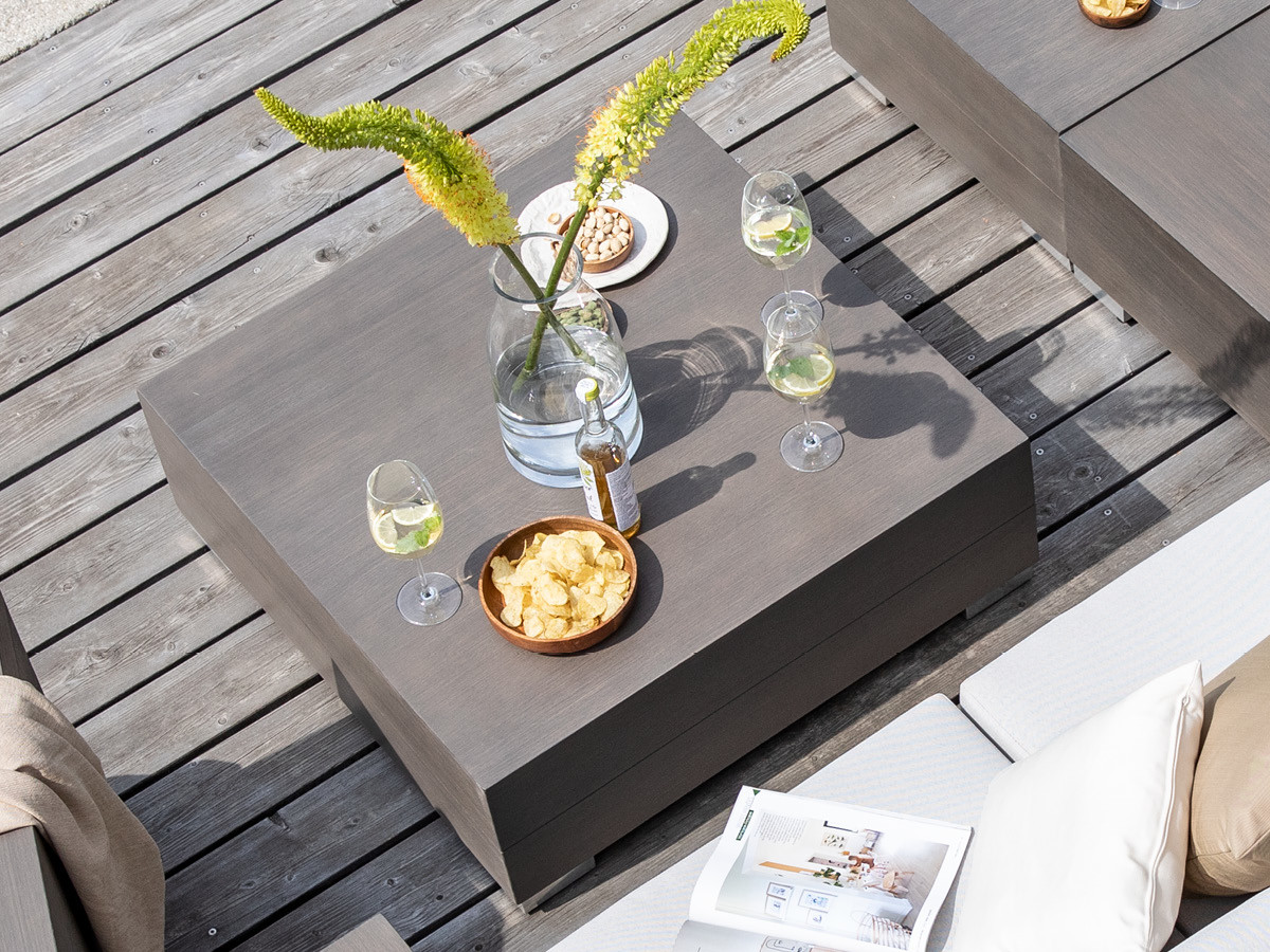 68.00.0130 Журнальный стол со стеклянной столешницей Bellini + Long Island - 60 x 90 Mbm - Вид №3