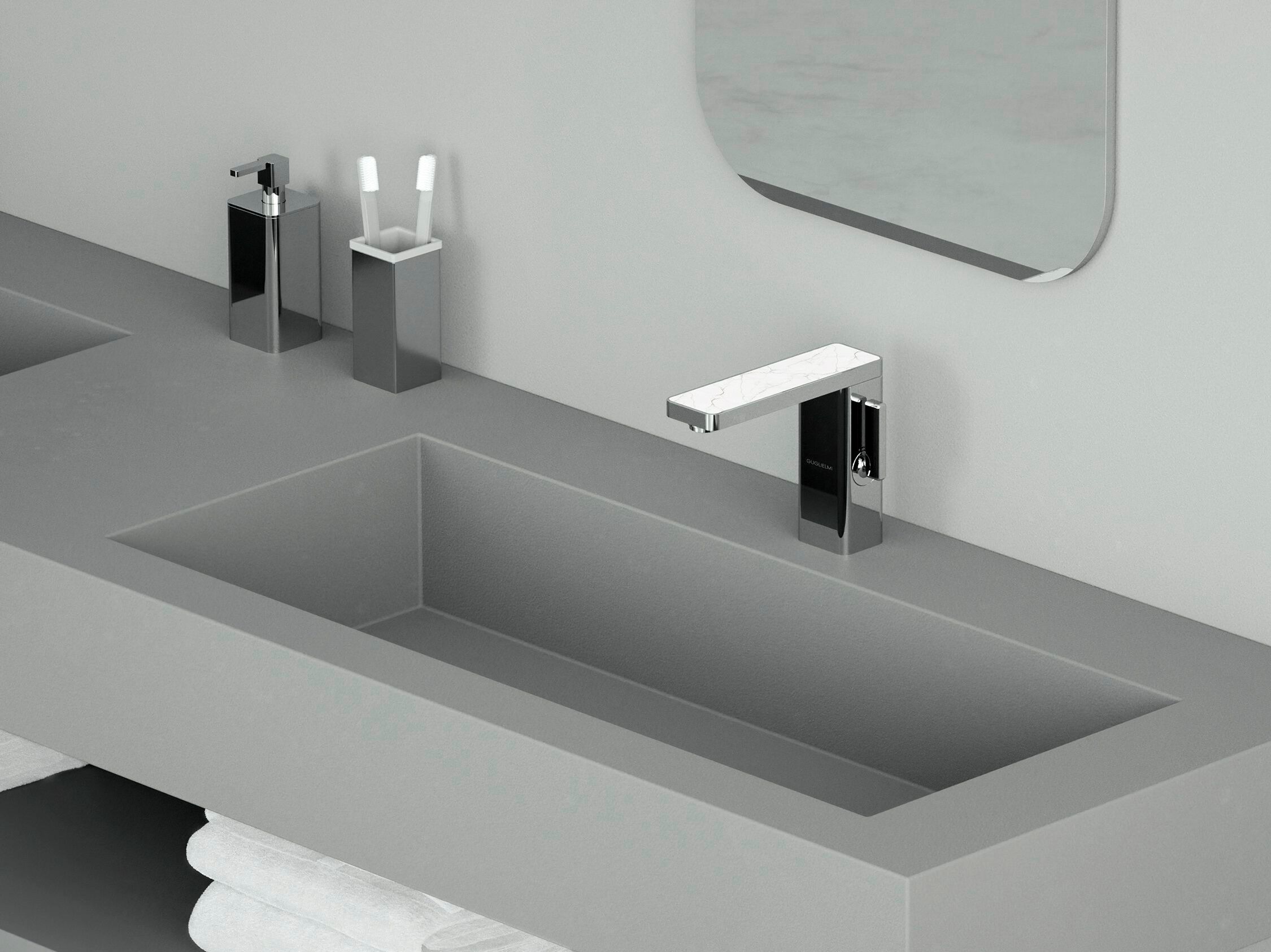 Однорычажный смеситель для раковины GUGLIELMI RUBINETTERIE GZero ARCH-00093903 - Вид №5