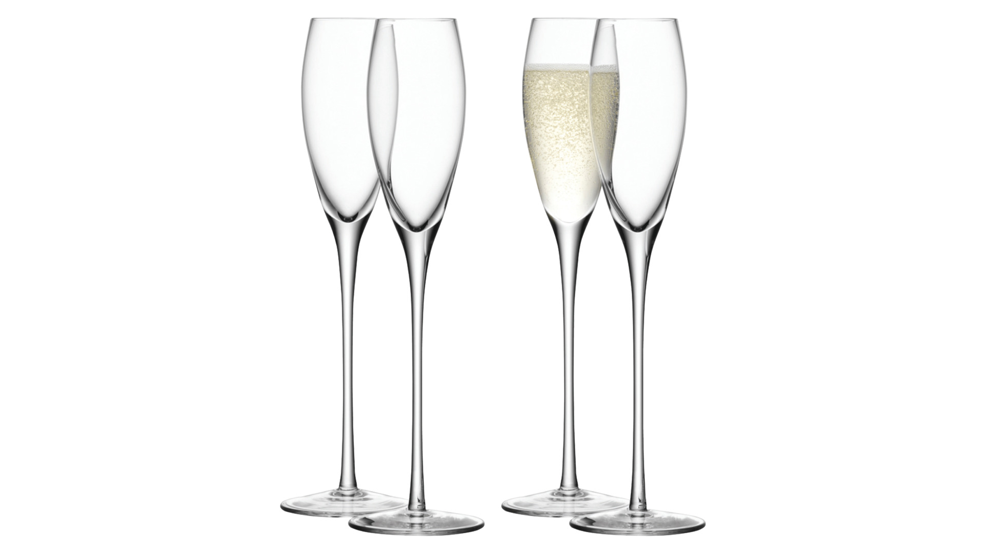 10656261 LSA International Набор фужеров для шампанского LSA International, "Wine", 160мл, 4шт. Стекло  - Вид №1