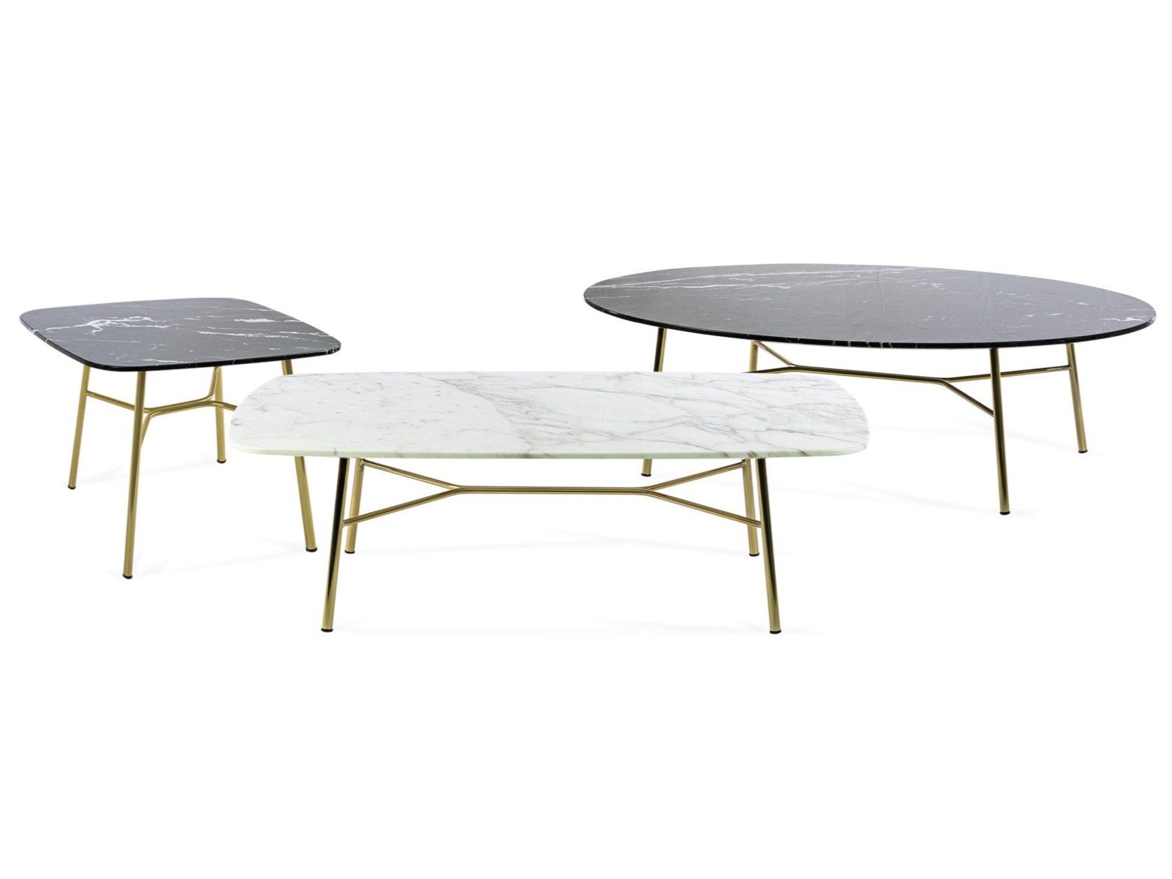 Квадратный мраморный журнальный столик TrabA' YUKI ARCH-00119709 - Вид №7